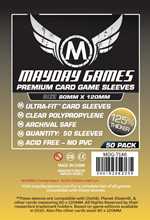 50  Mayday Games Card Sleeves 80 x 120mm (MDG-7146)