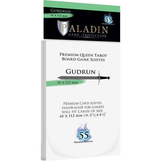 55  Paladin Gudrun Card Sleeves 61 x 112mm (GUD-CLR)