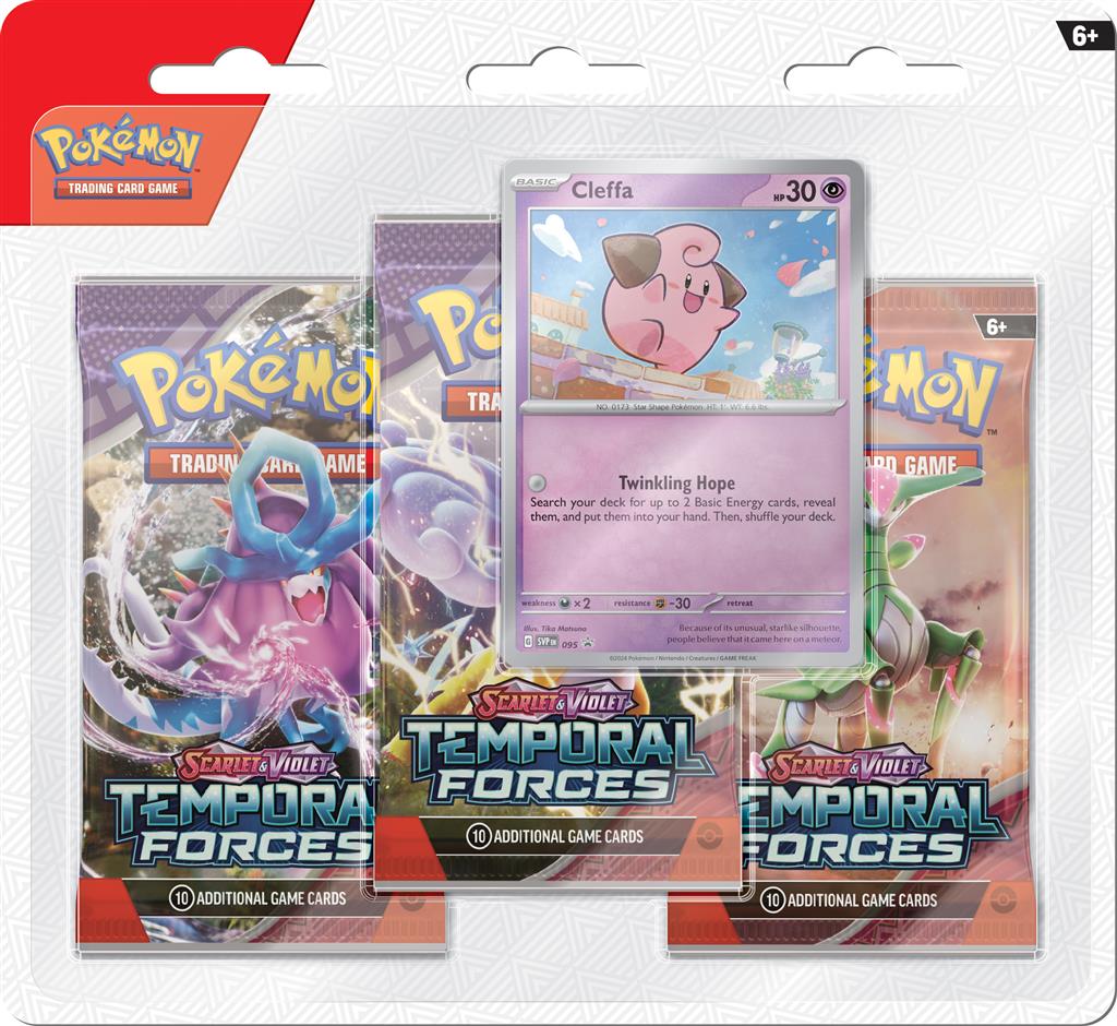 Pokémon TCG: SV05 Temporal Forces 3-Booster Blister