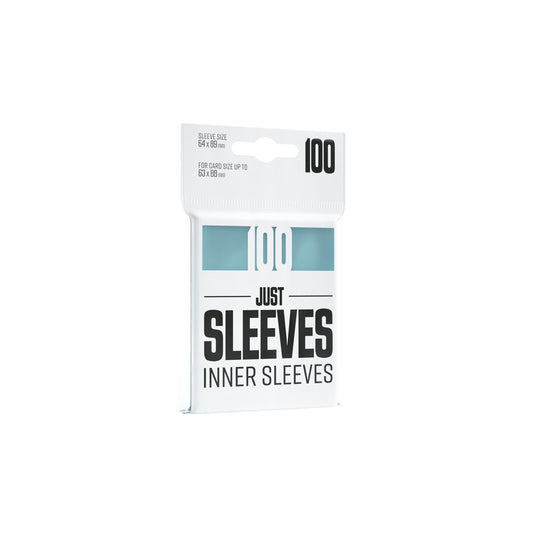 100 Just Sleeves Inner Sleeves 63,5 x 88mm