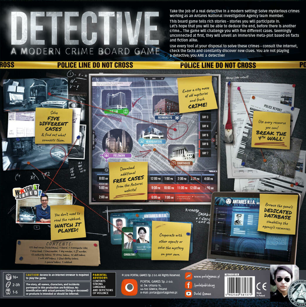 Detective - A modern crime boardgame