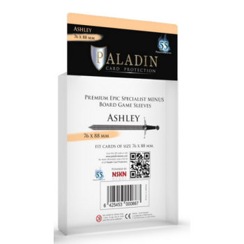 Paladin Sleeves - Ashley Premium Epic Specialist Minus 76x88mm (55 Sleeves)