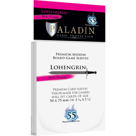 Paladin Sleeves - Lohengrin Premium Medium 50x75mm (55 Sleeves)