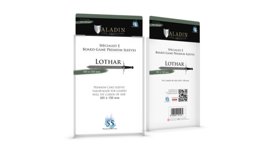 Paladin Sleeves - Lothar Premium Specialist E 105x150mm (55 Sleeves)