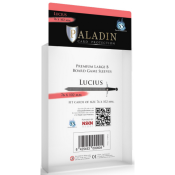 Paladin Sleeves - Lucius Premium Large B 76x102mm (55 Sleeves)