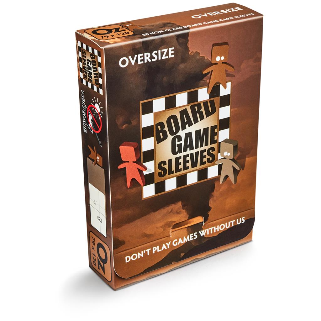 Sleeves non-glare Board Game - Oversize (82x124mm)